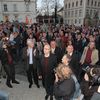 Bohuslav Sobotka na srazu svých příznivců