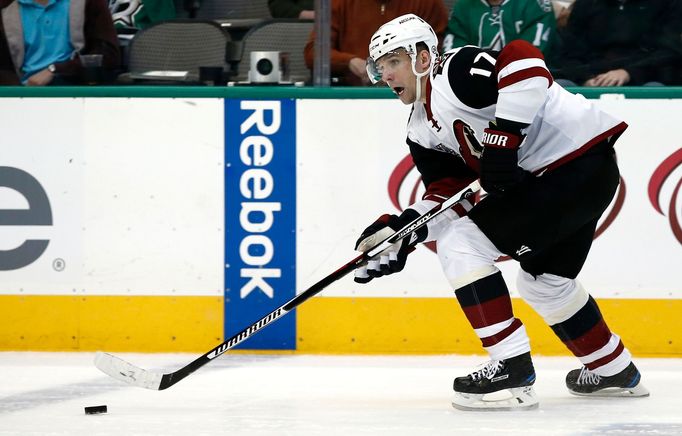 Český hokejista Radim Vrbata v dresu Arizony Coyotes.