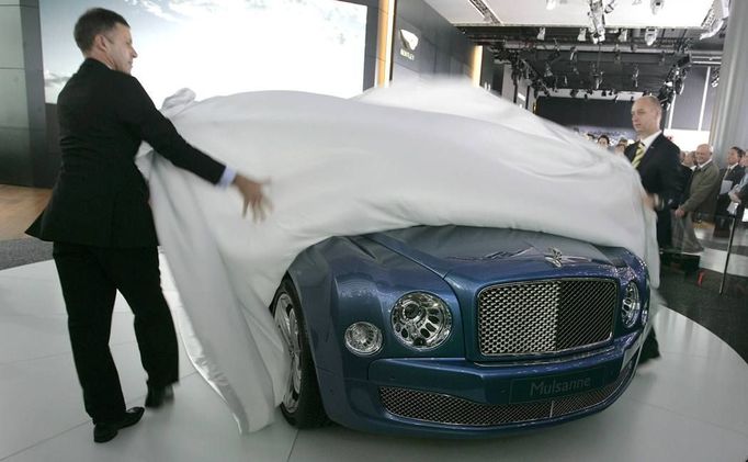 Premiéru ve Frankfurtu zažil i Bentley Mulsanne.