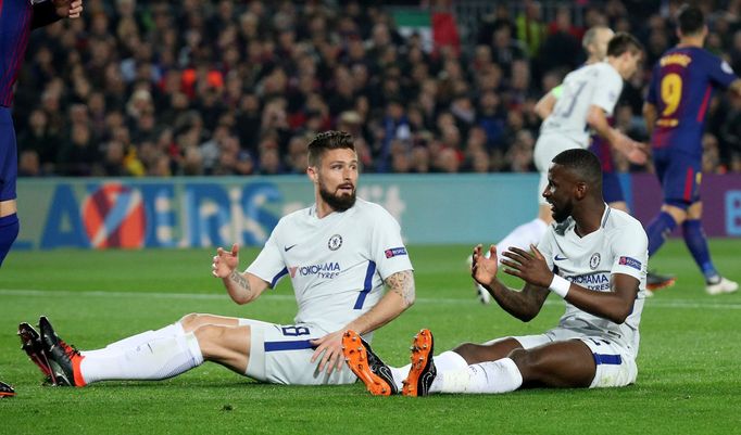 Olivier Giroud a Antonio Rüdiger