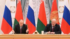 Vladimir Putin, Alexandr Lukašenko, Rusko, Bělorusko