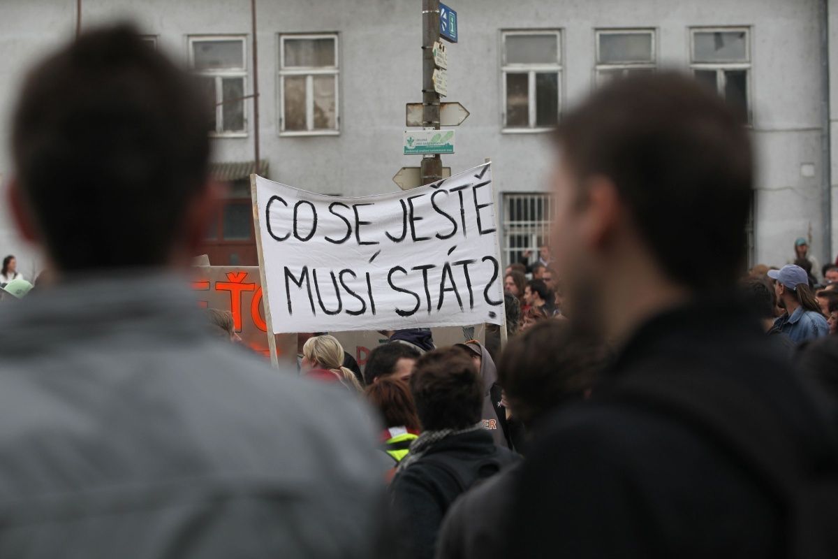 Břeclav pochod