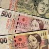 Falzifikáty peněz zachycené v Česku v roce 2016
