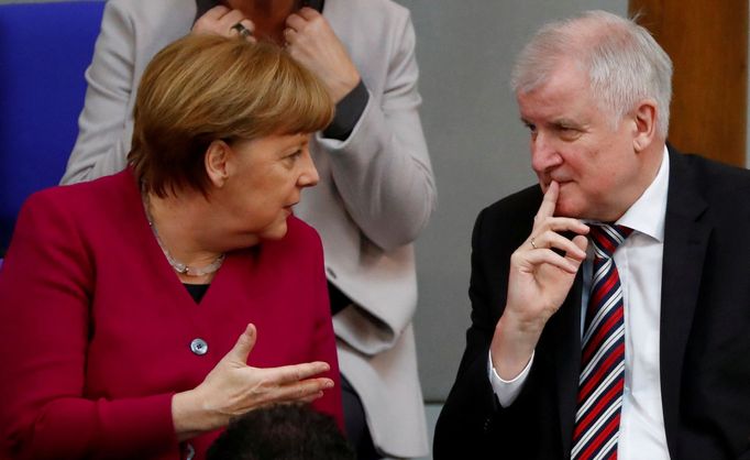 Angela Merkelová a Horst Seehofer