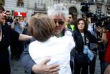 Demonstrace v Madridu se zúčastnil také známý režisér Pedro Almodóvar