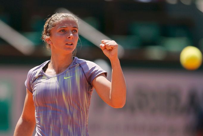 Sara Erraniová ve čtvrtfinále French Open 2013