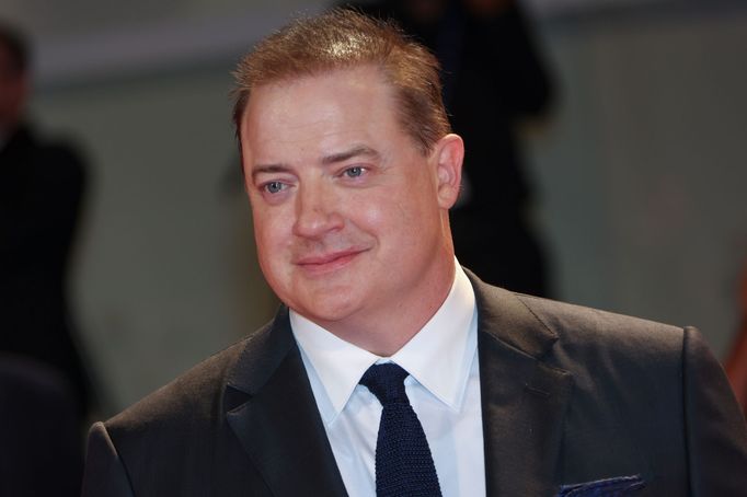 Brendan Fraser na benátském festivalu.