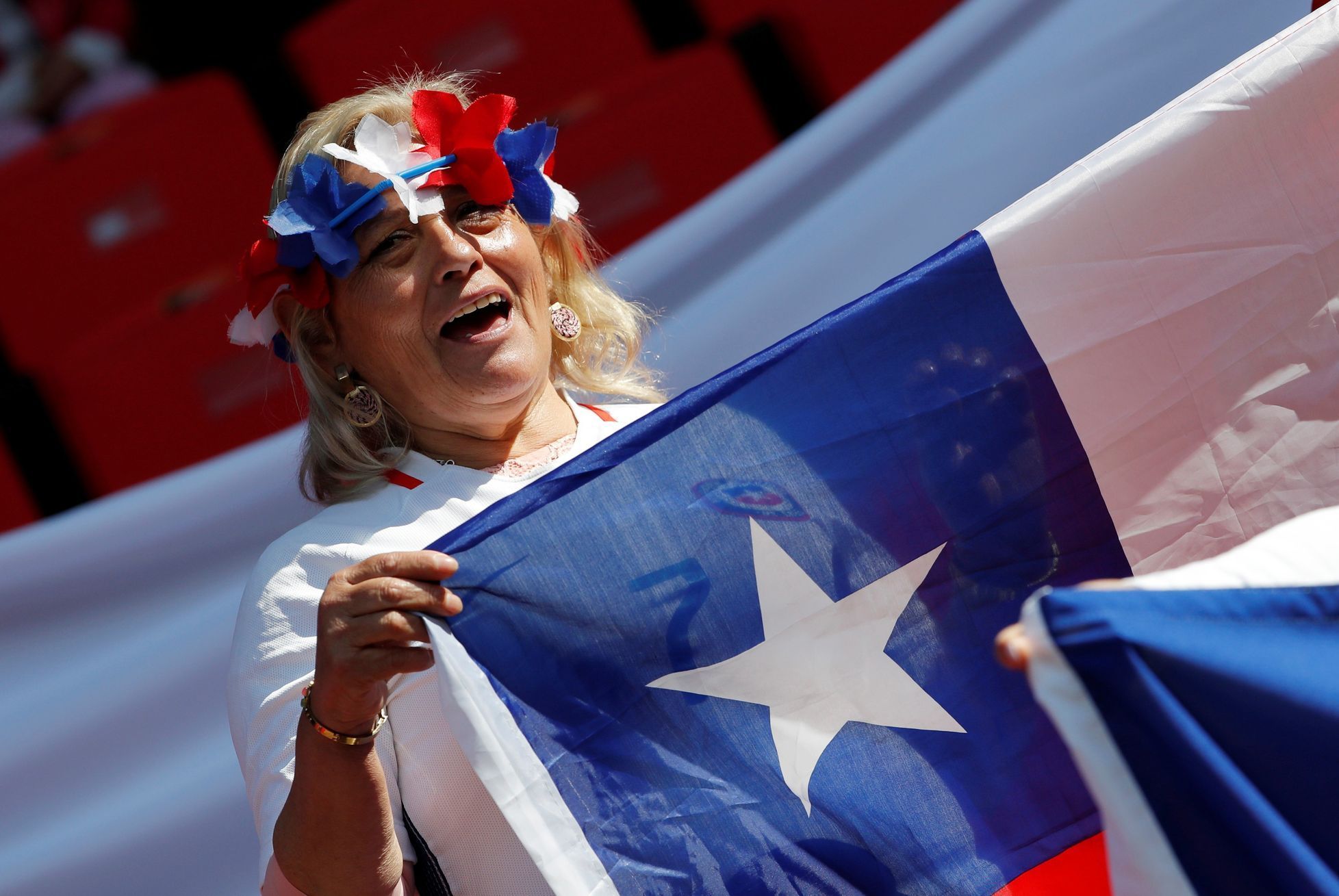 Fanoušci a fanynky na MS ve fotbale žen 2019: Chile