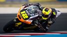 Filip Salač na motocyklu Moto2 v barvách ELF Marc VDS Racing Teamu během VC Maďarska 2025