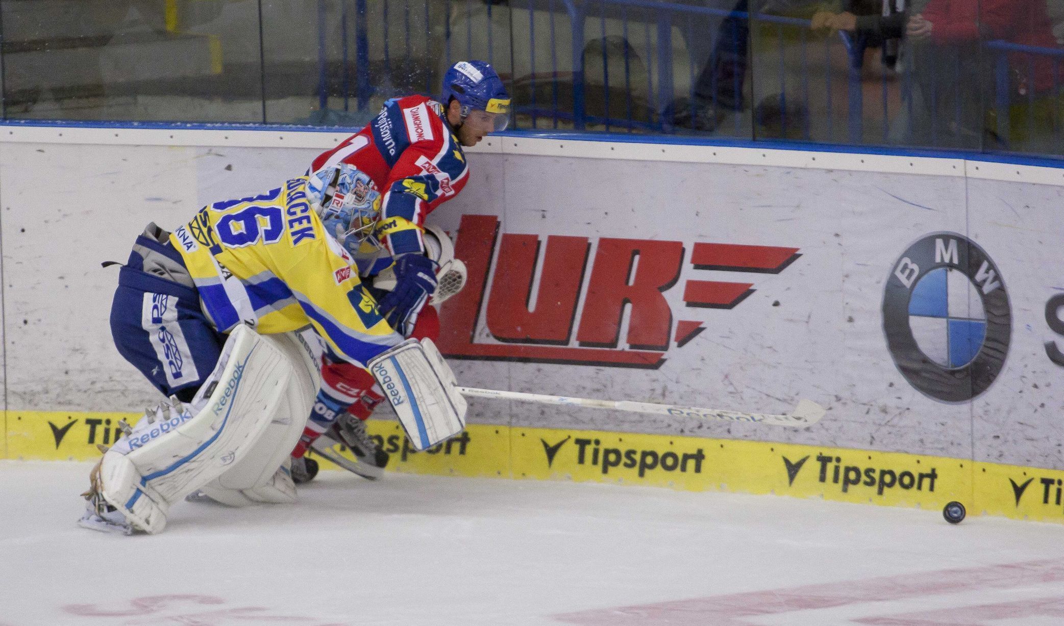 Hokejisté Zlína v utkání 13. kola Tipsport extraligy 2012/13 proti Pardubicím.