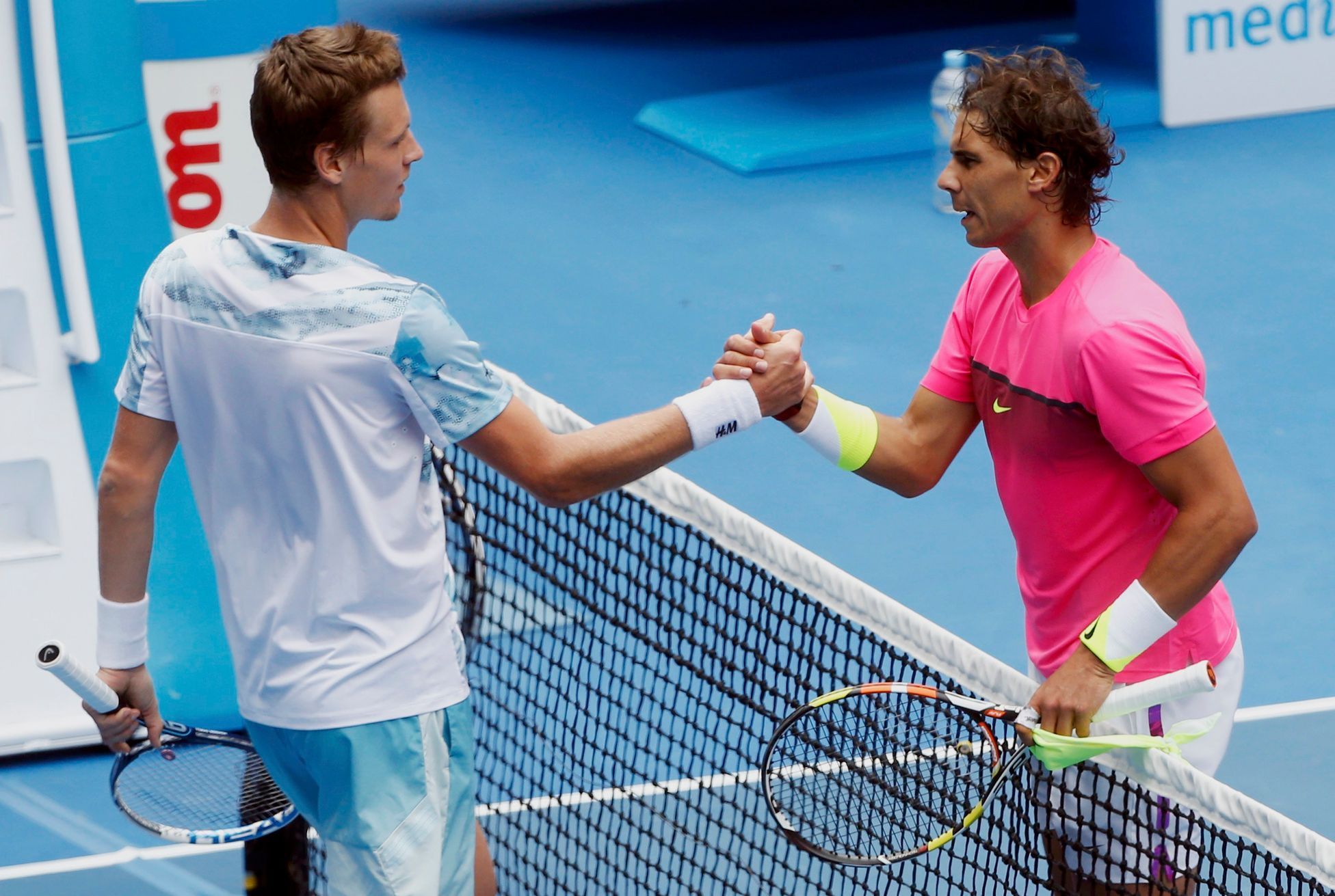Australian Open 2015: Tomáš Berdych a Rafael Nadal