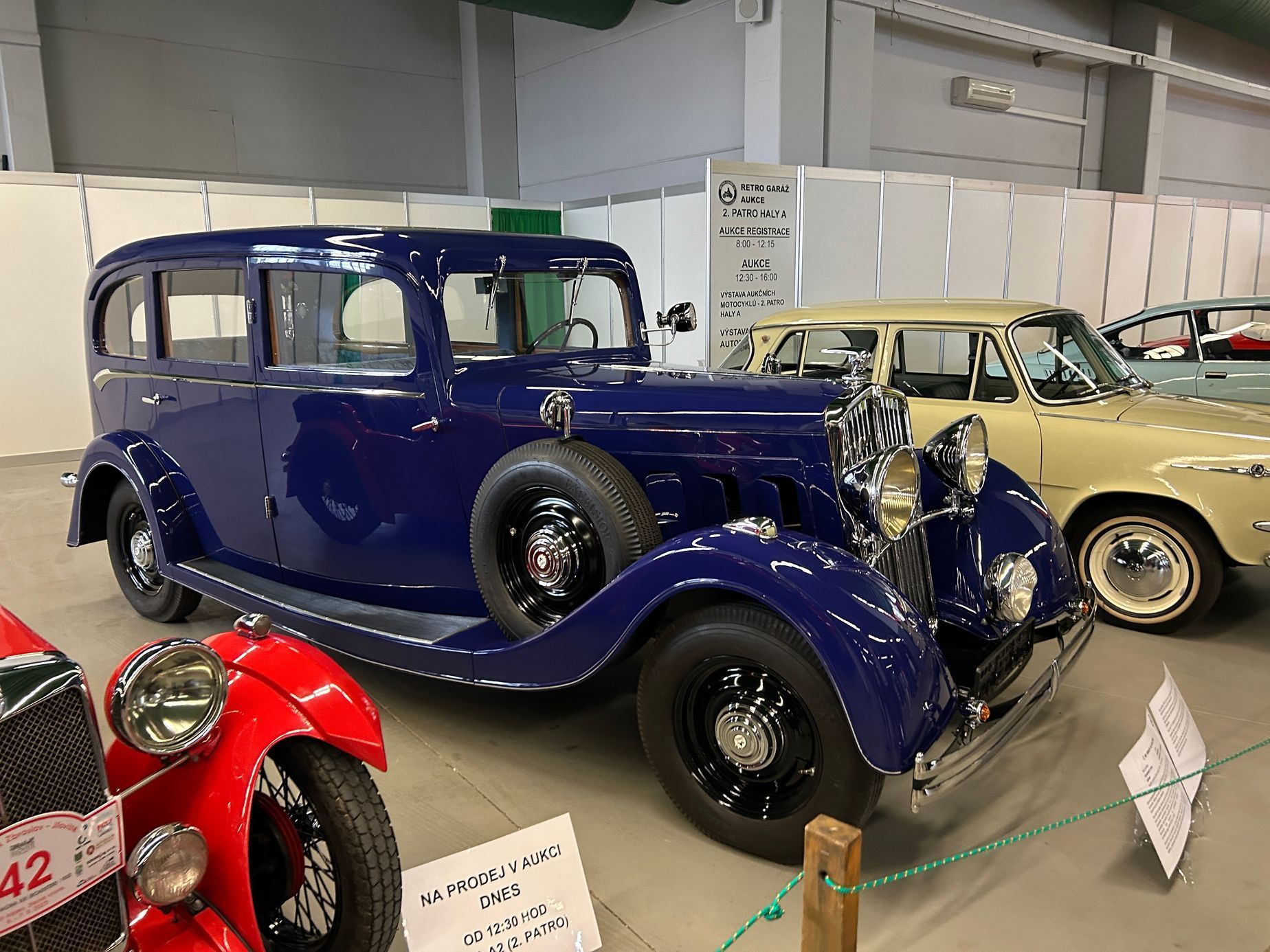Aukce a burza Retro Garáž listopad 2025