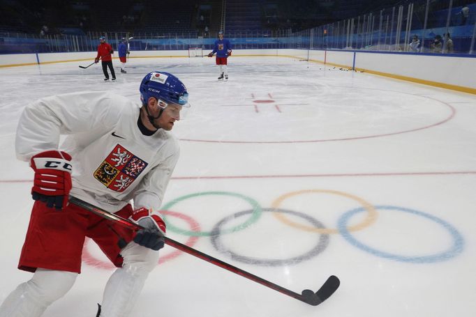 Trénink českých hokejistů před ZOH v Pekingu 2022: Jakub Jeřábek.