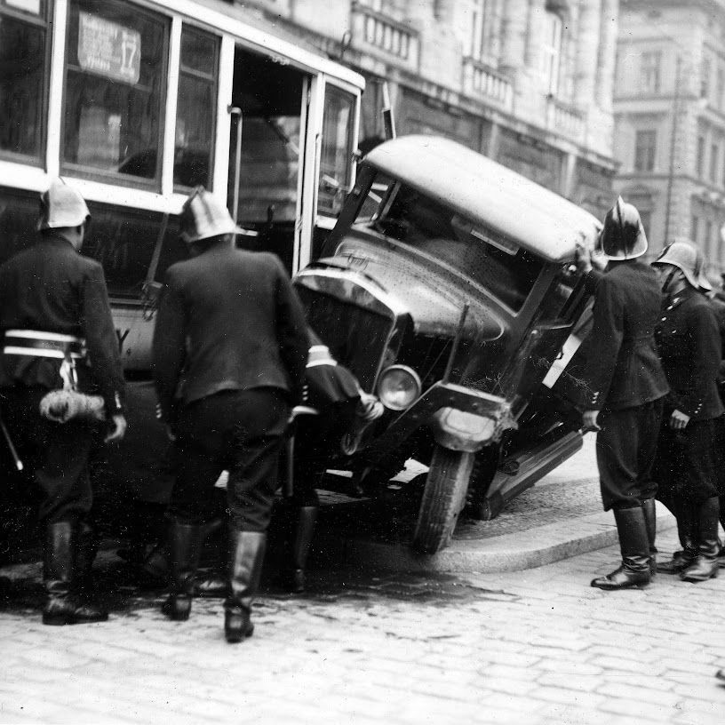 Hasiči, historické foto