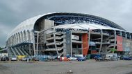 Městský stadion v Poznani má být chloubou Eura 2012, ale tento sen je zatím ještě daleko.