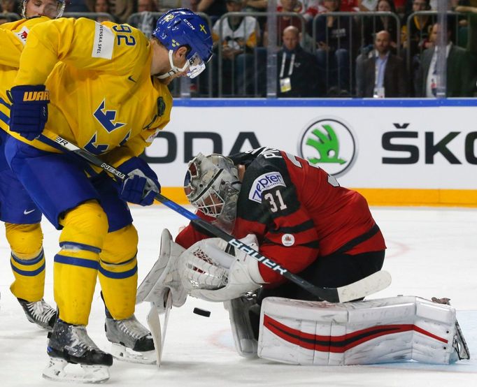 MS 2017, Kanada-Švédsko: Calvin Pickard - Gabriel Landeskog