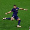 Finále MS ve fotbale 2022, Argentina - Francie: Kylian Mbappé střílí gól na 2:2