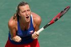 Kvitová zvládla olympijský thriller, přetlačila Makarovovou a zahraje si čtvrtfinále