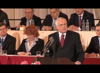 Projev prezidenta Václava Klause po volbě