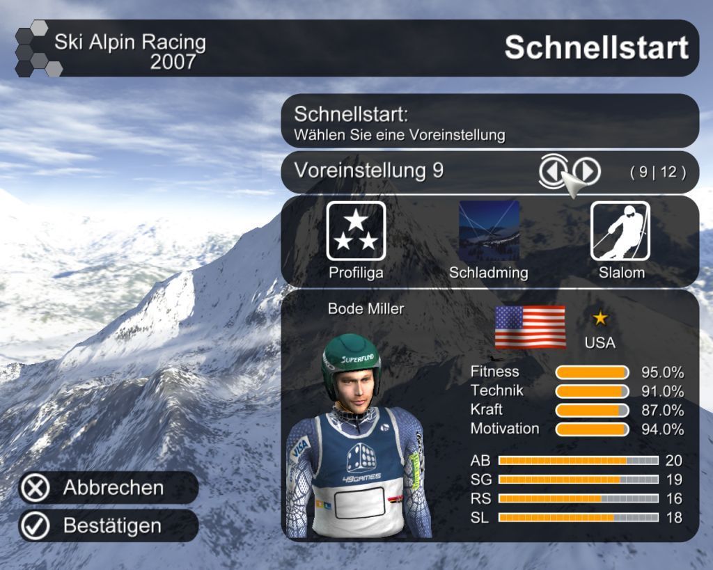 Alpine Ski Racing 2007