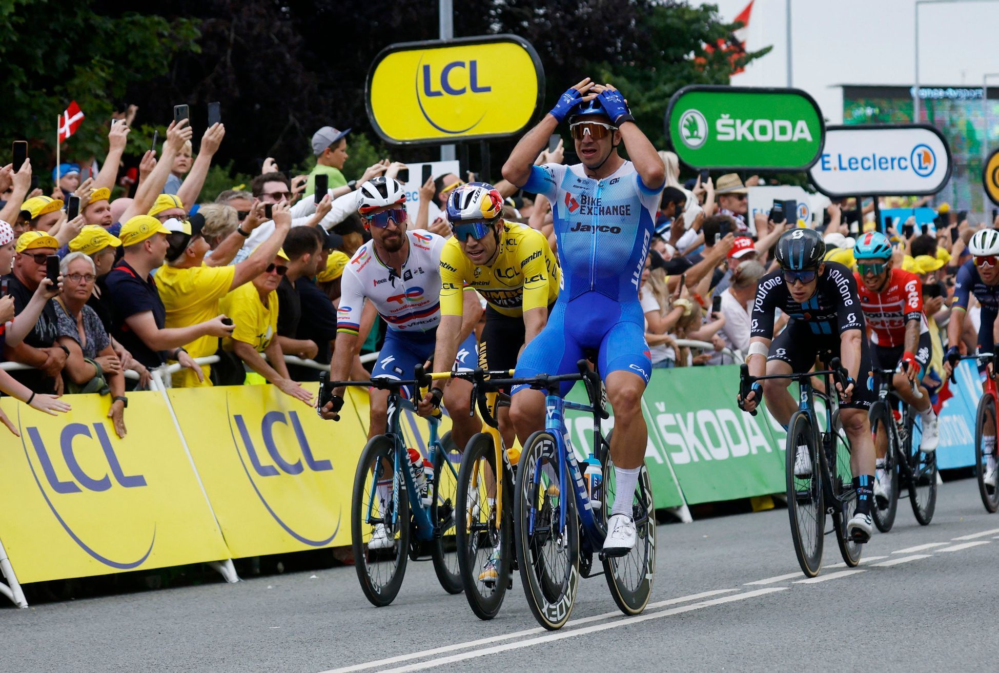 2. etapa Tour de France 2022: Dylan Groenewegen po vítězném finiši