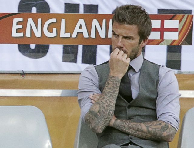 MS ve fotbale: Anglie - Slovinsko (Beckham)