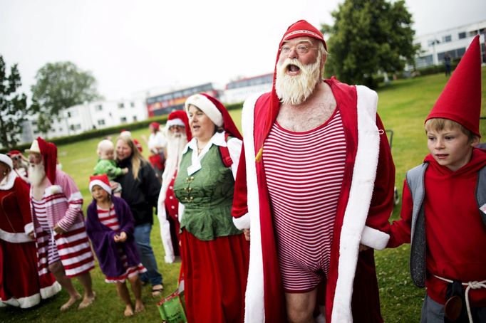 Světový konkres Santa Clausů 2015 v Copenhagenu