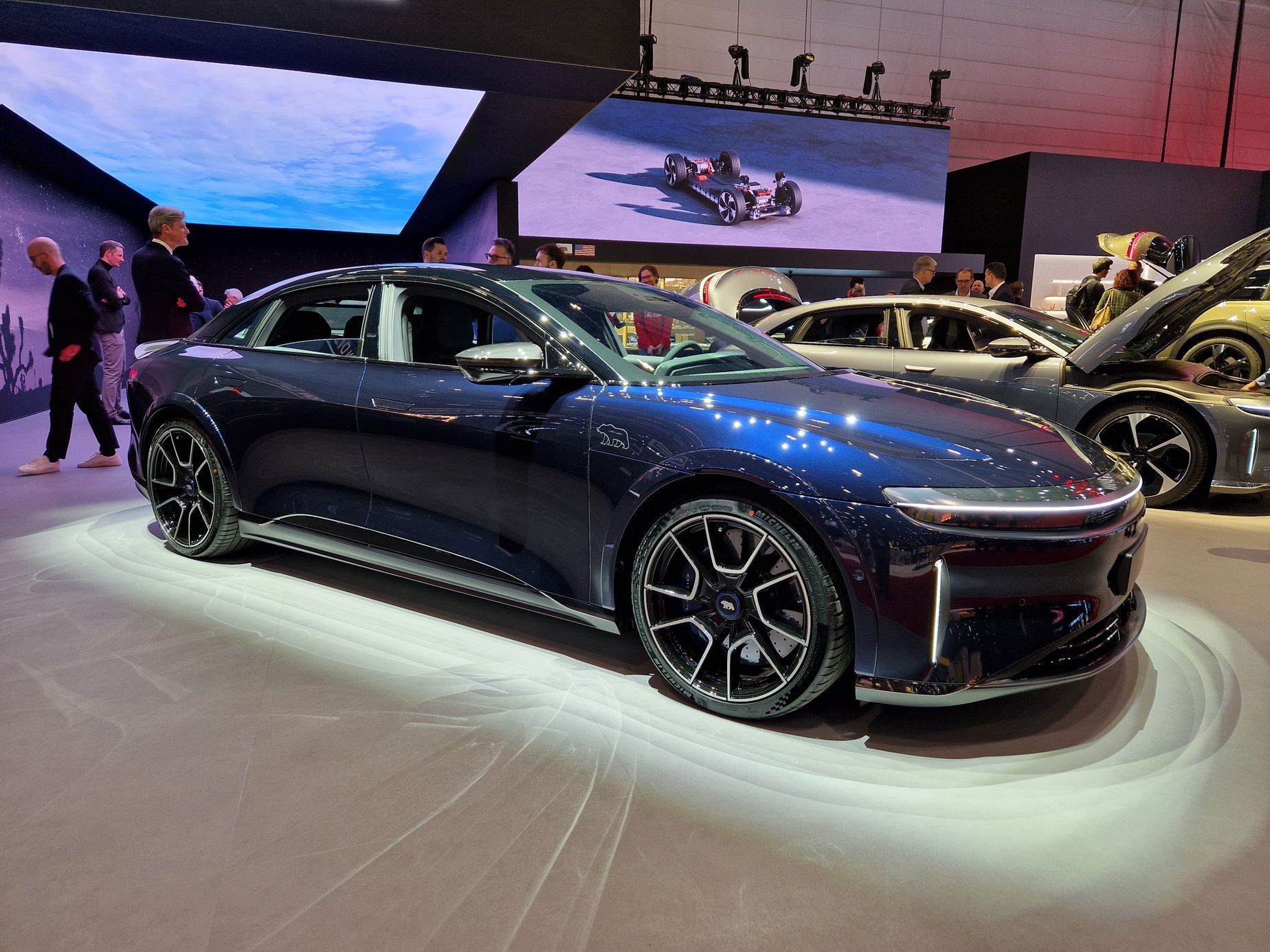 Lucid Air živě Ženeva