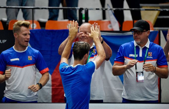 Španělsko - Česko, Davis Cup 2023 (Tomáš Macháč)