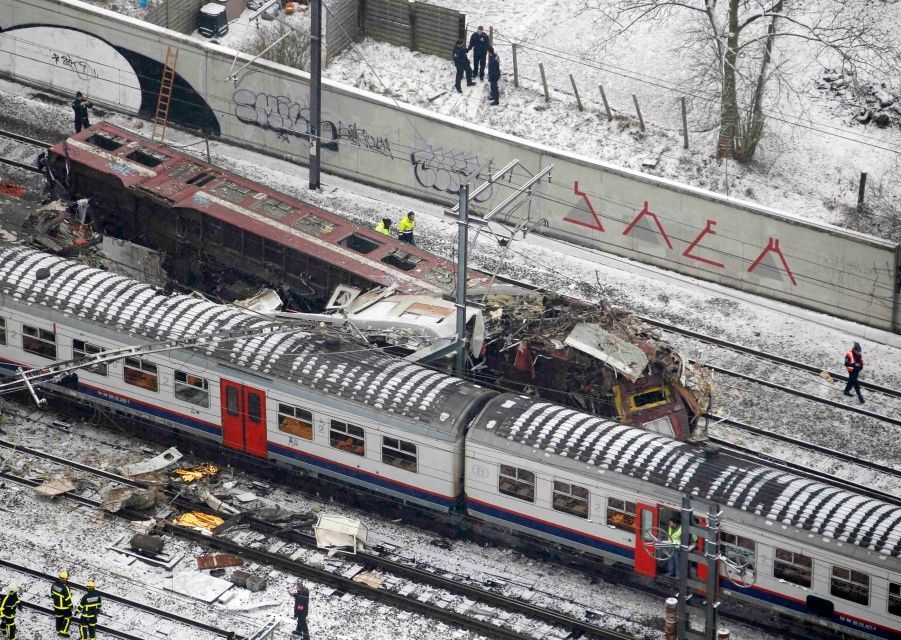Vlakové neštěstí v Belgii
