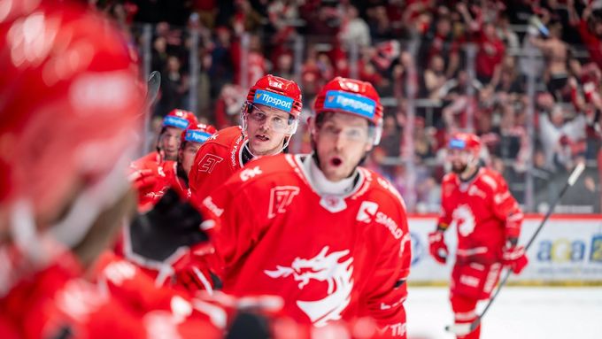 Radost třineckých hokejistů