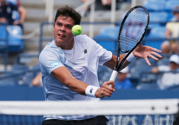 Miloš Raonic na tenisovém US Open