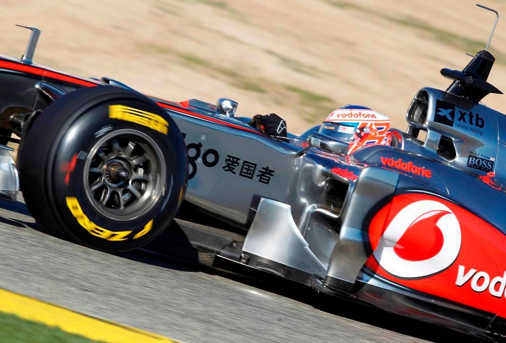 Testy F1 ve Valencii: Button