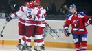 Hokej, KHL, Lev Praha - CSKA Moskva: radost CSKA