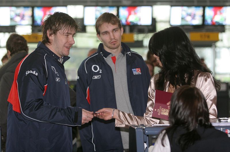 Odlet hokejové reprezentace do Kanady