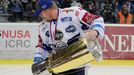 Čtvrté finále extraligy Kometa Brno vs. Liberec, oslavy