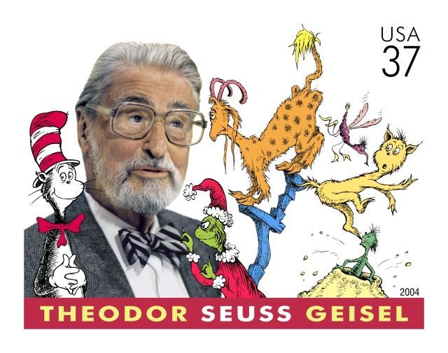 Poštovní známka - Dr. Theodor Seuss
