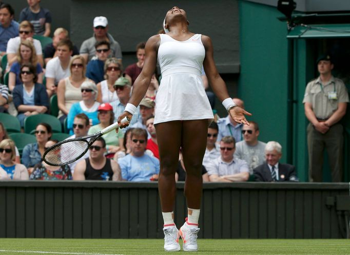 Wimbledon 2013, 1. kolo: Serena Williamsová