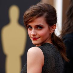 Actress Emma Watson arrives at the 86th Academy Awards in Hollywood, California