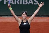 Pětadvacetiletá rodačka z Olomouce potvrdila, že umí pravidelně porážet ty nejlepší tenistky na světě. Počtvrté v kariéře nastoupila proti tenistce první světové trojky a počtvrté vyhrála.
