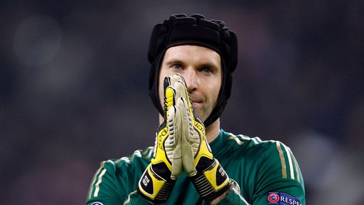 Liga mistrů Juventus - Chelsea (gólman Petr Čech)