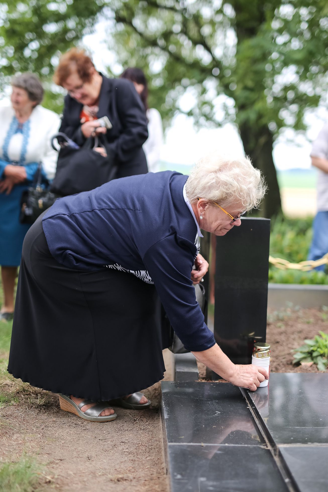 Český Malín, Ukrajina - pietní akt k 75. výročí vypálení vesnice nacisty