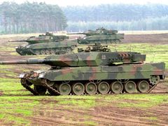 Německé tanky Leopard.