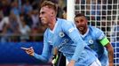 Cole Palmer slaví gól Manchesteru City v evropském Superpoháru proti Seville