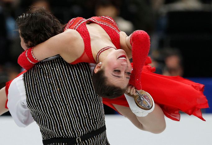 Japonic Cathy Reed and Chris Reed na MS v krasobruslení 2014