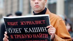 Oleg Kašin, zbitý ruský novinář