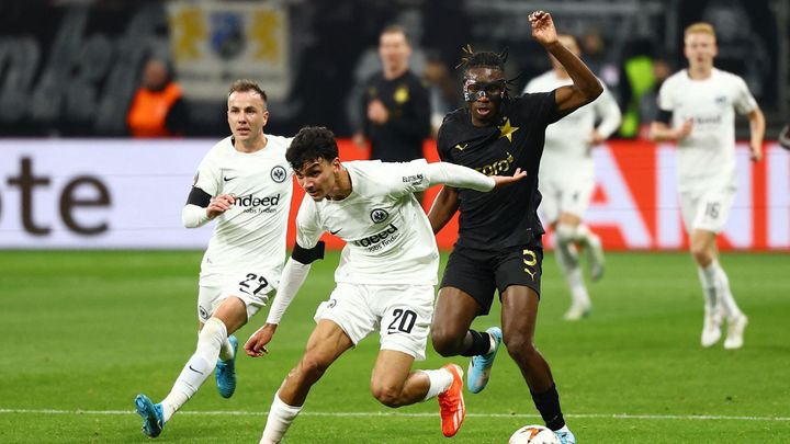 Frankfurt - Slavia 0:0. Sešívaní hrají na půdě favorita sympaticky, šanci měl Michez; Zdroj foto: Reuters