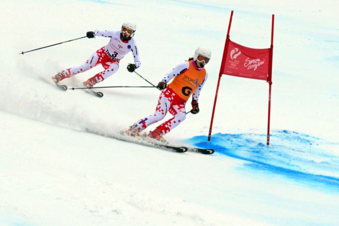 Anna Pešková se svou trasérkou Michaelou Hubačovou.