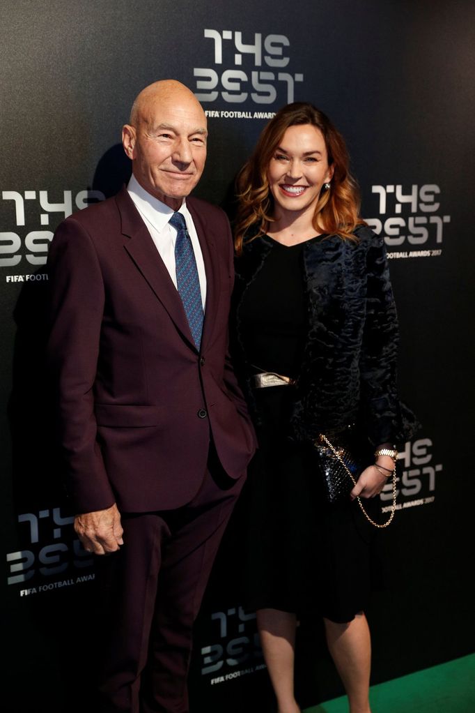 Patrick Stewart se ženou