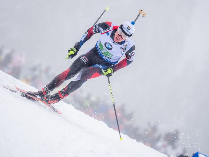 SP v biatlonu 2018/19, Oberhof, štafeta mužů: Michal Krčmář